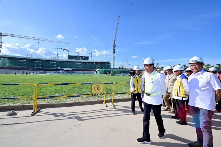 Presiden Jokowi akan berkantor di IKN, meresmikan Jembatan Pulau Balang, dan mengecek pembangunan kantor presiden (Setneg / HukamaNews.com)