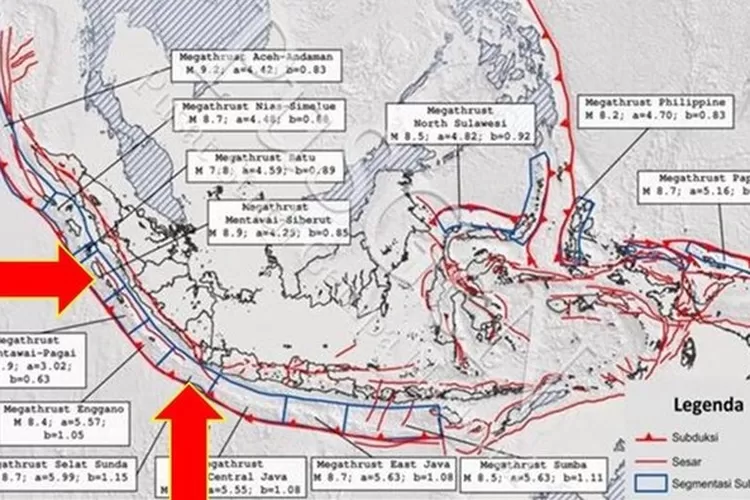 Potensi gempa megathrust di Indonesia menjadi sorotan. BMKG imbau mitigasi serius, bukan peringatan dini. Tetap tenang dan waspada. (BMKG / HukamaNews.com)