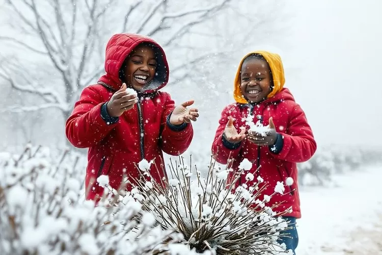 Hujan salju langka di Afrika Selatan lumpuhkan sektor transportasi, bikin warga terjebak, dan jadi viral di media sosial. (Freepik AI / HukamaNews.com)