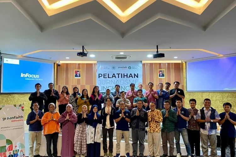 Pelatihan jurnalisme lingkungan oleh GreenFaith dan Tempo Institute untuk reporter media keagamaan di Jakarta, 2-3 Oktober 2024. (Greenfaith Indonesia / HukamaNews.com)