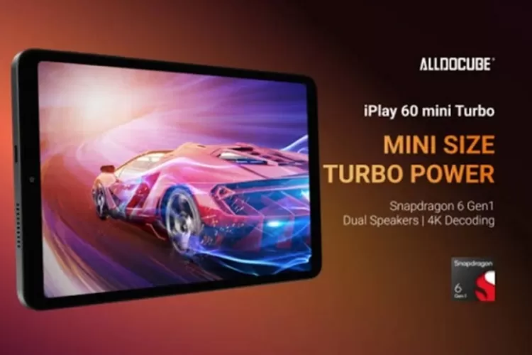 ALLDOCUBE iPlay 60 Mini Turbo: tablet gaming mini terjangkau dengan Snapdragon 6 Gen 1, layar tajam, dan portabilitas tinggi! (ALLDOCUBE / HukamaNews.com)
