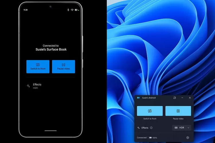 Ubah ponsel Android jadi webcam di Windows 11 dengan fitur baru! Solusi cerdas untuk kamera laptop buram dan video berkualitas. (window11 / HukamaNews.com)