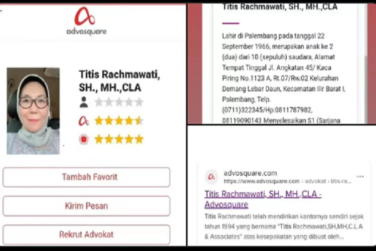 Kuasa hukum keluarga Lady, Titis Rahmawati ikut dikulik netizen di akun X (Ist)
