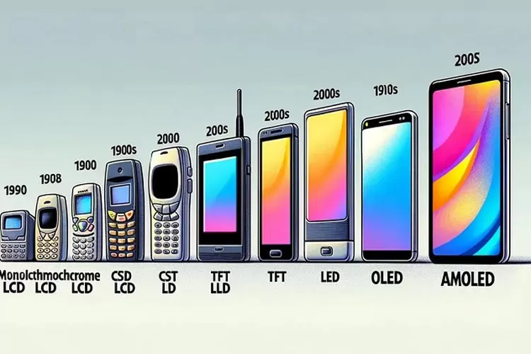 Teknologi layar handphone terus berevolusi. Cari tahu sejarah dan masa depannya, dari AMOLED hingga layar gulung! (Ventionstore / HukamaNews.com)