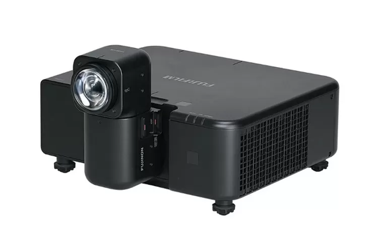 Inovasi proyektor Fujifilm FP-ZUH6000: lensa putar 360&deg;, resolusi 4K, dan warna lebih tajam untuk kebutuhan profesional. (Jagat Review / HukamaNews.com)