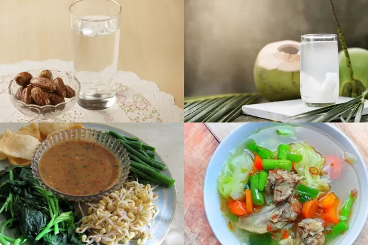 Pilihan menu buka puasa sehat, lezat, dan praktis! Dari kurma hingga es timun serut, cocok untuk berbuka dengan nutrisi seimbang (HukamaNews.com)