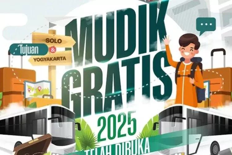 Mau mudik gratis Lebaran 2025? Kuota 100.000 orang tersedia! Daftar mudah lewat aplikasi MitraDarat, cek syaratnya sekarang. (HukamaNews.com / Instagram)