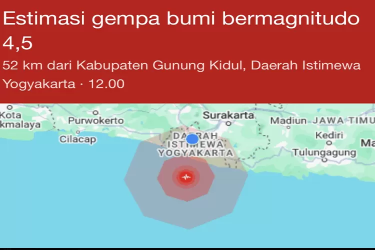 Minggu siang, Yogkarta dilanda gempa mag 4.4 (xparcok)