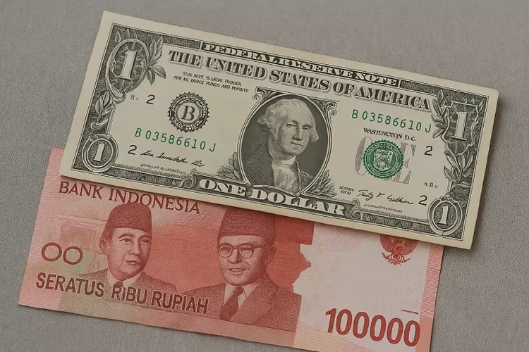 Ilustrasi: Kurs dolar hari ini tembus Rp16745, rupiah makin tertekan. (HukamaNews.com)