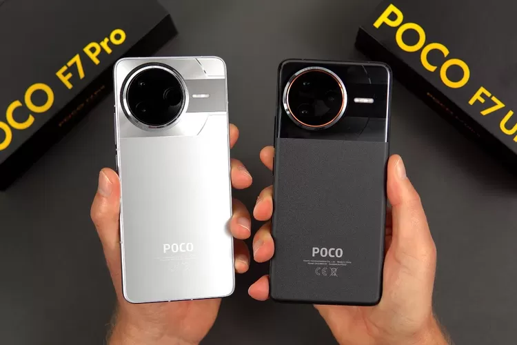 Poco F7 hadir dengan performa flagship, kamera 50MP OIS, layar super terang, dan Android 15 berbasis HyperOS terbaru. (HukamaNews.com / Poco)