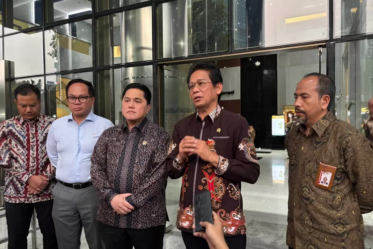 Usai bertemu KPK, Erick Thohir ungkap strategi tekan korupsi di BUMN lewat sistem pencegahan dan revisi regulasi. (HukamaNews.com / Net)