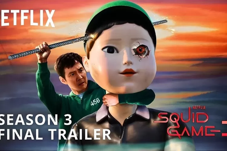 Squid Game musim terakhir hadir dengan permainan baru dan ketegangan tinggi, jangan lewatkan tayang perdana 27 Juni 2025. (HukamaNews.com / Netflik)