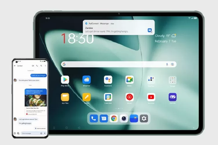 OnePlus Pad Lite muncul! Tablet Android 15 dengan Helio G100, RAM 6GB, dan folio cover keren. Cek bocorannya lengkap! (HukamaNews.com / OnePlus)