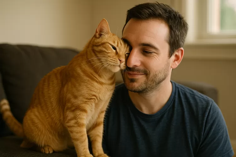 Kucing sering mengeong dan menggosokkan tubuh ke kamu? Ternyata mereka anggap kamu sebagai kucing juga, ini penjelasan ilmiahnya. (HukamaNews.com)