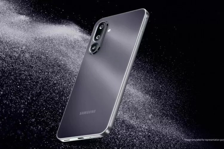 Cek fitur unggulan Galaxy M36 yang rilis dengan Android 15, kamera 50MP, dan diskon harga saat peluncuran. (HukamaNews.com / Samsung)
