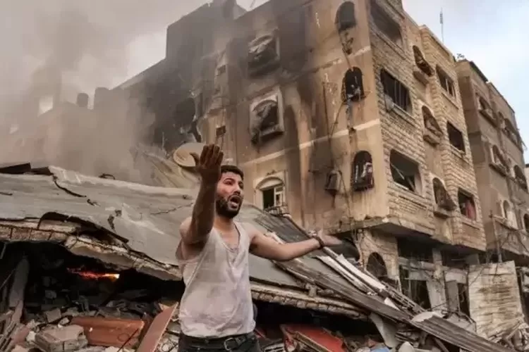 Marwan Al Sultan gugur dalam serangan brutal Israel di Gaza, dunia internasional didesak hentikan kekerasan pada warga sipil. (HukamaNews.com / Net)