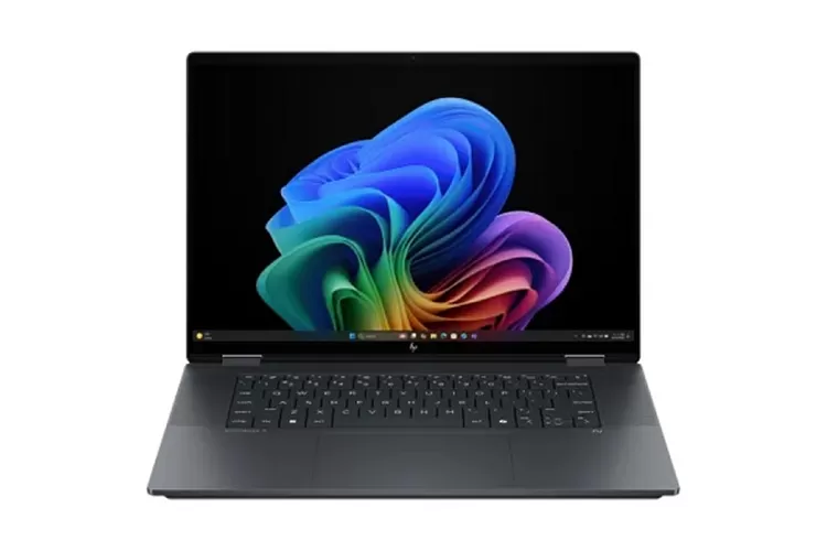 Cari laptop hybrid 16 inci? HP OmniBook X Flip 16 lebih ringan, lebih hemat daya, dan lebih terjangkau dari Dell. (HukamaNews.com / HP)