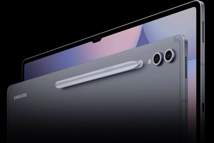 Render bocoran Samsung Galaxy Tab S11 dengan layar AMOLED dan desain tipis. (HukamaNews.com / Samsung)