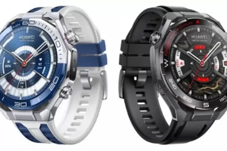 Huawei Watch Ultimate 2 dengan desain rugged dan baterai silikon karbon. (HukamaNews.com / Huawei)