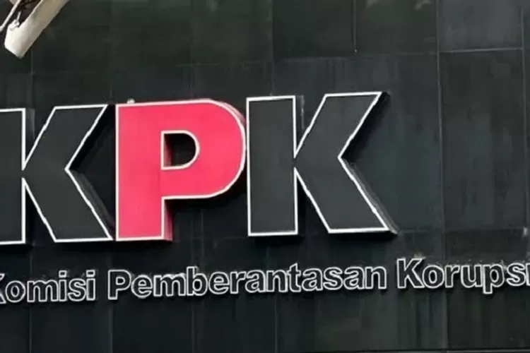 Logo KPK di Gedung Merah Putih, Jakarta (HukamaNews.com / Antara)