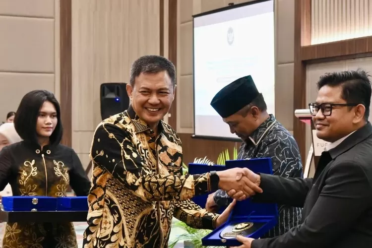 Achmad Iqbal Taufik Kemenkumham jelaskan peran hak cipta bagi kemerdekaan pers (HukamaNews.com / Antara )