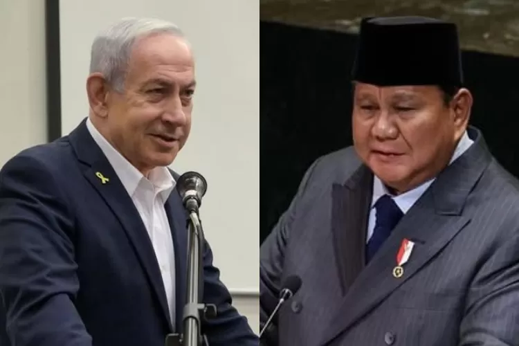 Netanyahu berpidato di PBB menyinggung pernyataan Presiden Prabowo. (HukamaNews.com / Instagram @b.netanyahu&nbsp;-&nbsp;@prabowo))