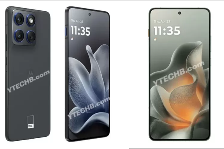 Motorola Edge 70 warna Lily Pad dengan desain tipis dan kamera 50MP. (HukamaNews.com / Motorola)