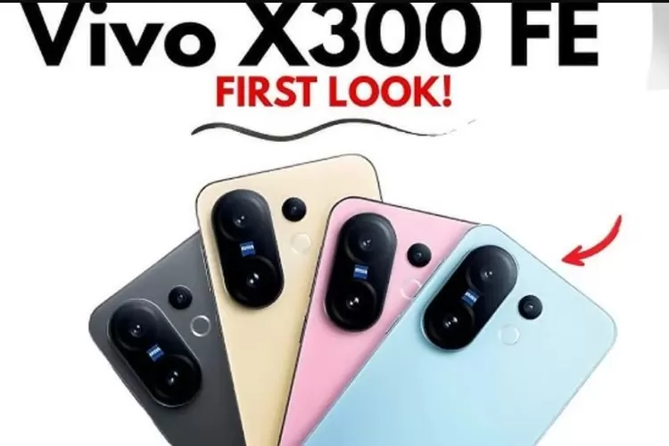 vivo X300 FE dengan desain elegan jelang peluncuran resminya di Eropa. (HukamaNews.com / vivo)