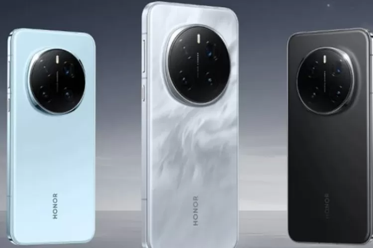 Honor Magic8 Pro tampak depan dengan desain flagship dan ukuran baterai besar. (HukamaNews.com / Honor)