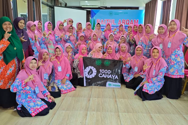 Peserta kegiatan Baitul Arqam Pimpinan Cabang &lsquo;Aisyiyah (PCA) Tahunan, Jepara, kegiatan Baitul Arqam Pimpinan Cabang &lsquo;Aisyiyah (PCA) Tahunan, Jepara.