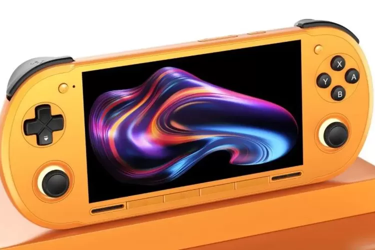 Retroid Pocket 6 handheld gaming Android terbaru dengan layar AMOLED 120Hz. (HukamaNews.com / Net)