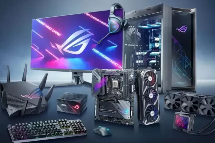 Ilustrasi PC ASUS dengan isu kenaikan harga karena RAM dan storage langka. (HukamaNews.com / Net)