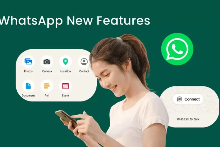Tampilan fitur About WhatsApp dengan teks singkat di atas foto profil. (HukamaNews.com / Net)