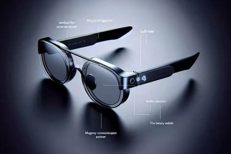 Kacamata pintar Samsung Galaxy Glasses dengan koneksi seluler dan lensa Transitions. (HukamaNews.com / GSM Arena)