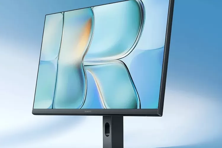Monitor Xiaomi A24i 2026 panel IPS refresh rate 144Hz bezel tipis. (HukamaNews.com / Xiaomi)