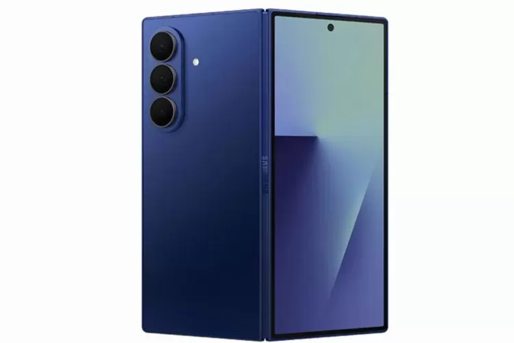 Ilustrasi penggunaan Gemini AI di Samsung Galaxy Z Fold7 untuk riset bisnis. (HukamaNews.com / Samsung)