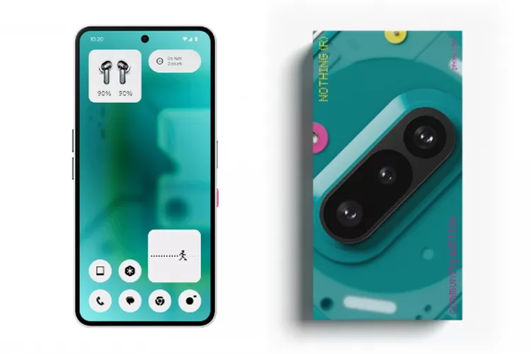 Nothing Phone 3a Community Edition desain retro transparan edisi terbatas 1.000 unit. (HukamaNews.com / GSM Arena)