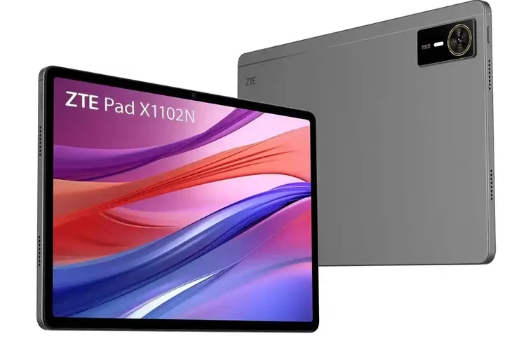 ZTE Pad X1102N tablet 5G dengan layar 11 inci dan desain tipis modern. (HukamaNews.com / GSM Arena)