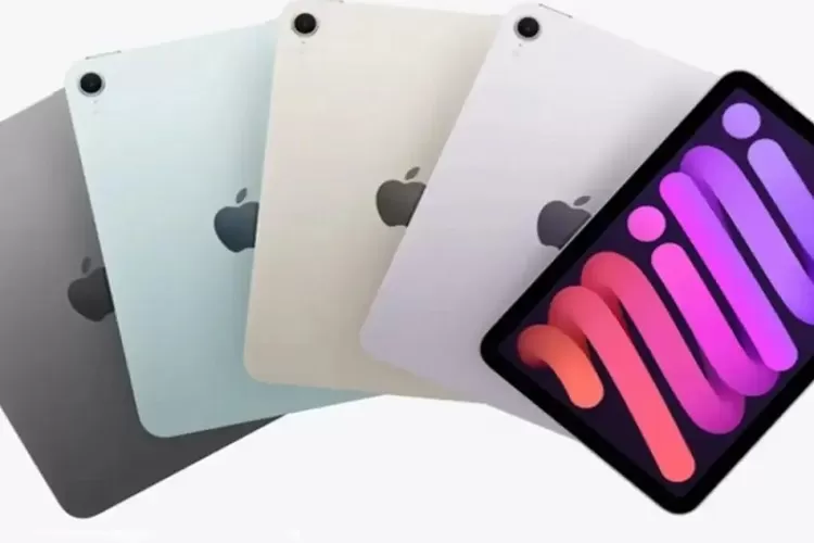 Ilustrasi iPad mini Gen 8 dengan desain ringkas dan performa tinggi berbasis chip A20 Pro (HukamaNews.com / apple)