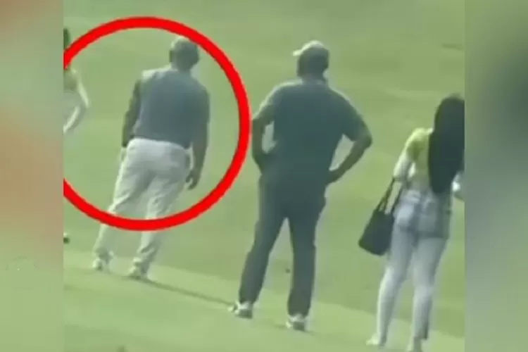 Tangkapan layar video viral diduga Kepala BGN bermain golf di Bogor. (HukamaNews.com / Tangkapan layar Instagram)