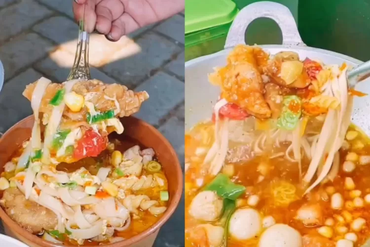 Seblak Bandung Cemal Cemil di Kota Yogyakarta yang lezat. (Tangkapan Layar Instagram/@cemalcemil__official)