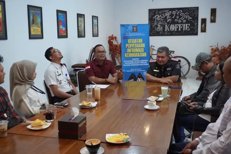 Kantor Imigrasi Wonosobo menggandeng media lokal untuk publikasi kegiatan. (Dok. Ist) 