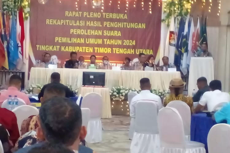 KPU TTU Gelar Rapat Pleno Rekapitulasi Perhitungan Suara Pemilu 2024 ...