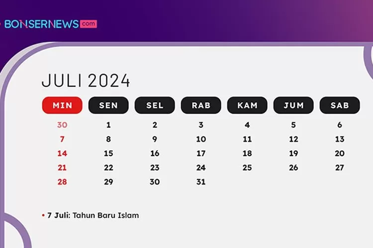 Daftar Peringatan Hari Besar Nasional Dan Internasional Bulan Juli 2024 ...