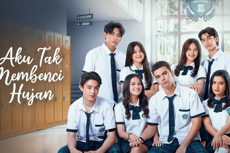 Poster serial drama Aku Tak Membenci Hujan (Bonsernews.com/ Dok. Viu)