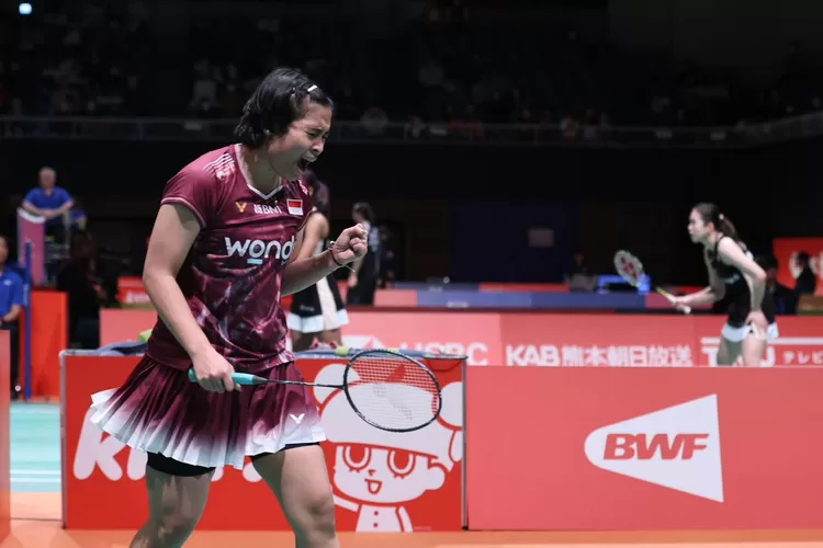 Sinergi PBSI dan BNI Antarkan Gregoria Mariska Torehkan Hattrick di Kumamoto Masters