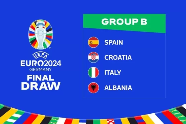 Jadwal Pertandingan Grup B EURO 2024 Italia, Spanyol, Albania dan