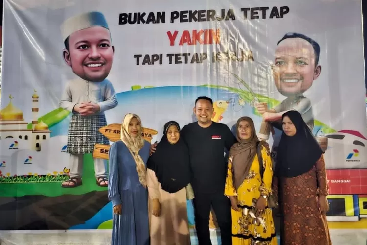 Kedekatan Danang Agung Saputra bersama Masyarakat Ring 1. (Foto : Danang A.S)