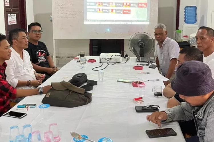 Tim Koalisi Partai dan Relawan Sangganipa menggelar jumpa pers, Kamis 28 November 2024, terkait Pilgub Sulteng 2024. (Foto: Ist).