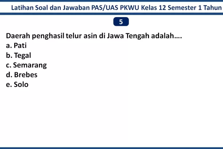 15 Contoh Soal PAS/UAS PKWU Kelas 12 SMA/MA/SMK Kurikulum Merdeka Tahun ...